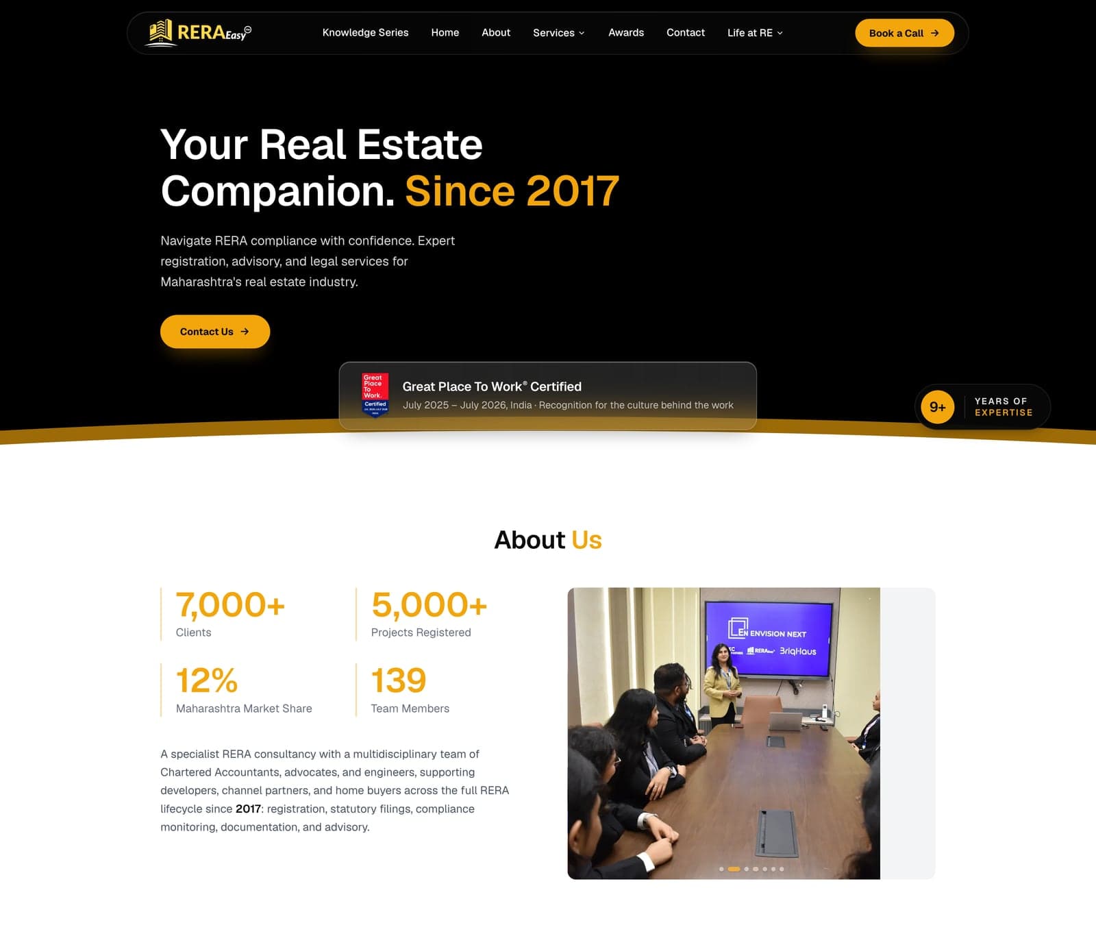 Initial homepage exploration: testing immediate credibility counters vs audience cards.