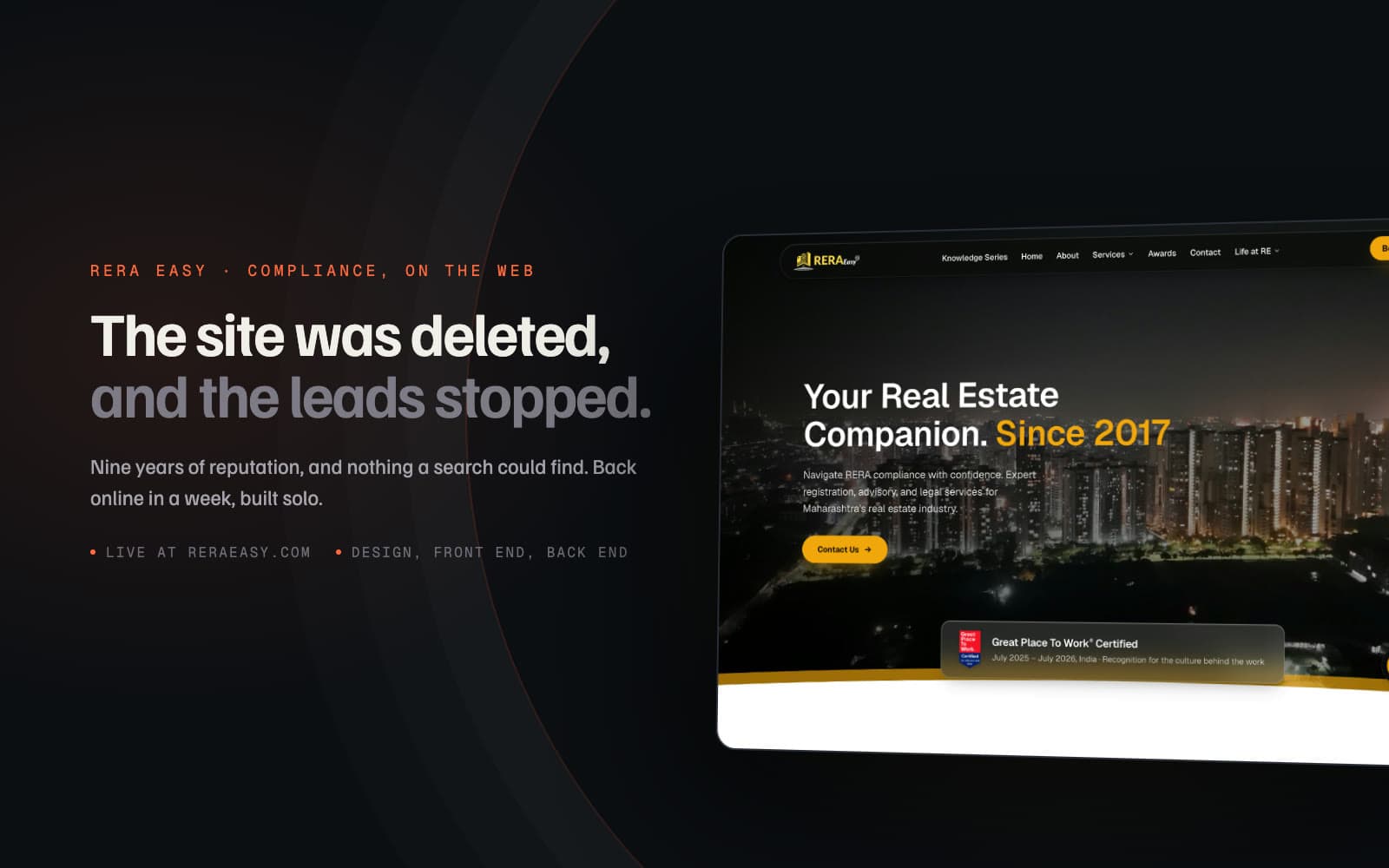 RERA Easy cover